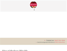 Tablet Screenshot of modern-wealth.com